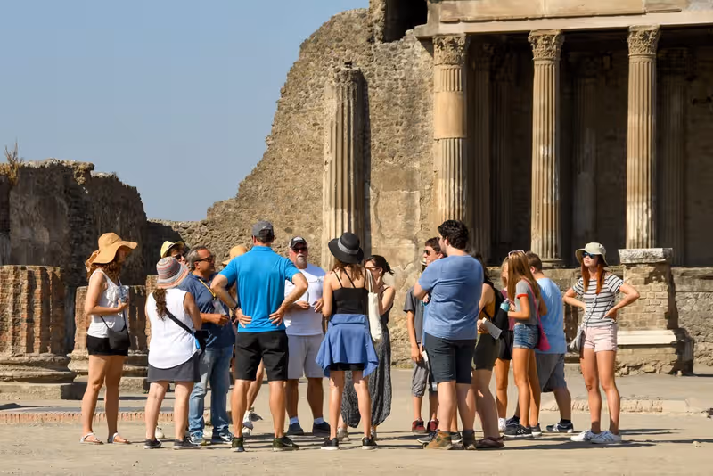 From Salerno: Pompeii Guided Walking Tour
